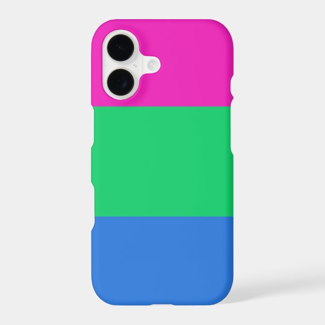 Polysexual Pride Flag Iphone Case (Back)