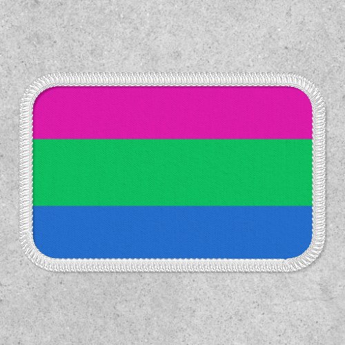 Polysexual Pride Flag Patch