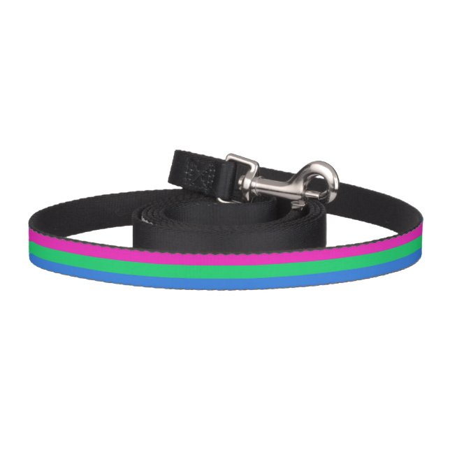 Polysexual Pride Flag Pet Leash (Hook)