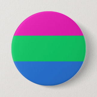 Polysexual Pride Flag Pinback Button