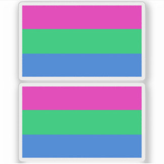 Polysexual Pride Flag Sticker