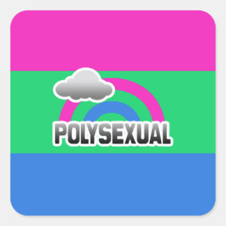POLYSEXUAL RAINBOW STICKER