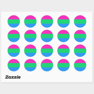 Polysexuality Flag Classic Round Sticker