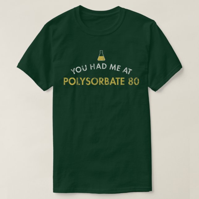 Polysorbate 80 Food Cosmetics Cooking Foam Chemica T-Shirt (Design Front)