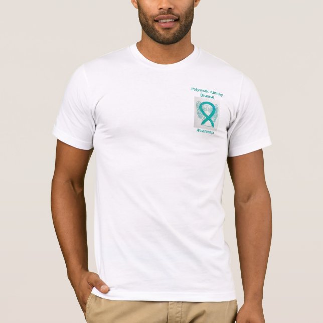 Polysystic Kidney Disease Awareness Ribbon Tee (Front)
