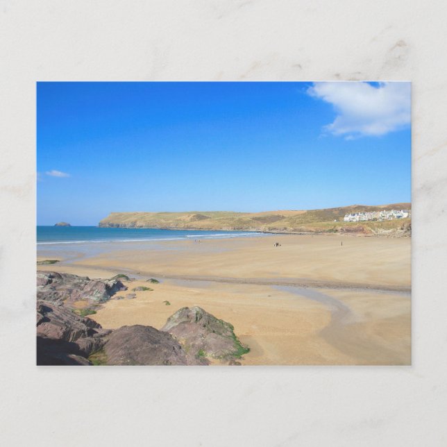 Polzeath in Cornwall Postcard (Front)
