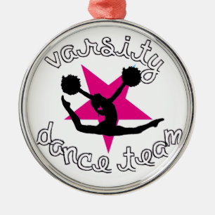 Pom Dance team Metal Ornament
