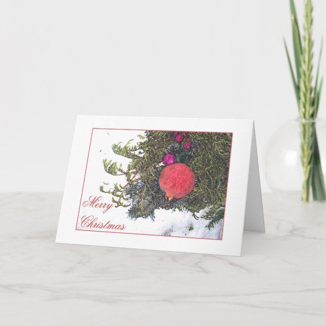 POM & GREENS Christmas Card (Front)
