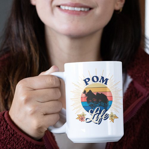 Pom Life Dog_Lover Personalized Two_Tone Coffee Mug