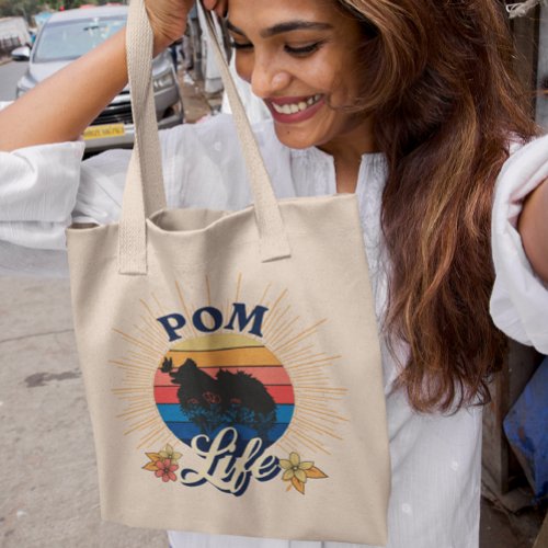 Pom Life Pomeranian Dog_Lover Tote Bag