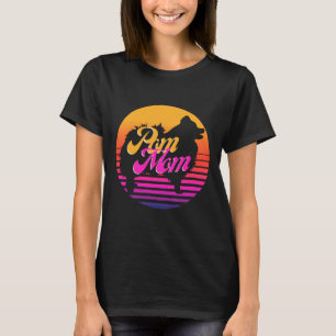Pom Mom Pomeranian Dog Lovers Fitted T-Shirt