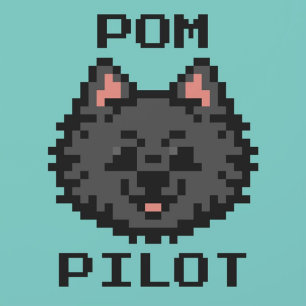 Pom Pilot - Car Magnet