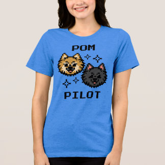 Pom Pilot (Sparkle Duo) - T-Shirt Tri-Blend Shirt