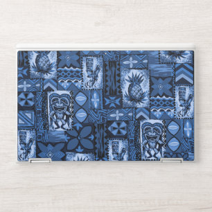 Pomaika’i Tiki Hawaiian Pineapple Vintage Tapa HP Laptop Skin