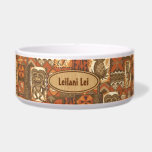 Pomaika’i Tiki Hawaiian Vintage Tapa<br><div class="desc">Rust, burnt orange, tannin, cocoa brown and birch colorway It is "good fortune" to have the Tiki God Ku protect you. We have surrounded him with pineapples, tribal staffs, graphic flowers and tapa elements in this whimsical design that is reminiscent of the Aloha shirt designs of the forties and fifties....</div>