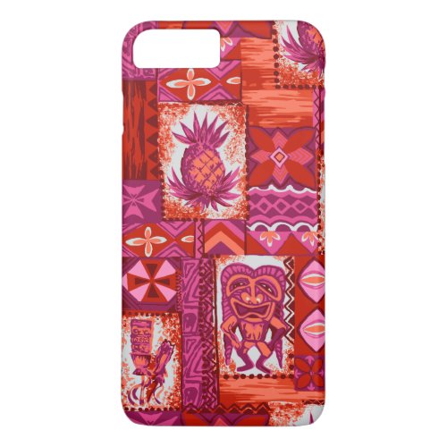 Pomaikai Tiki Hawaiian Vintage Tapa iPhone 8 Plus7 Plus Case