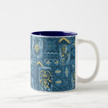 Pomaika’i Tiki Hawaiian Vintage Tapa Two-Tone Coffee Mug