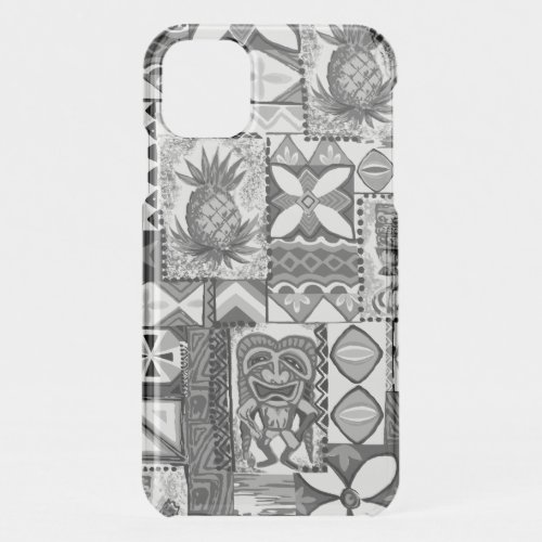 Pomaikai Tiki Pineapple Hawaiian Vintage Tapa iPhone 11 Case