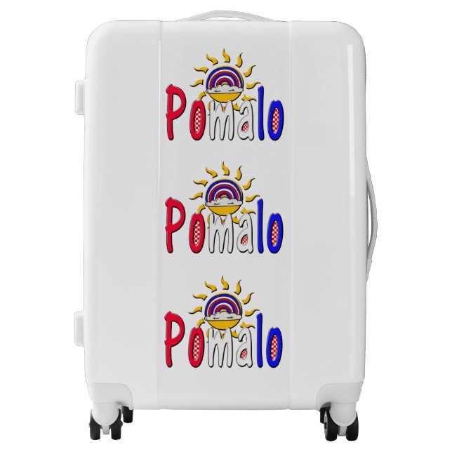 Pomalo – Croatian Relaxation with Sun & Rainbow  Luggage (Front)