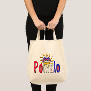 Pomalo – Croatian Relaxation with Sun & Rainbow Tote Bag