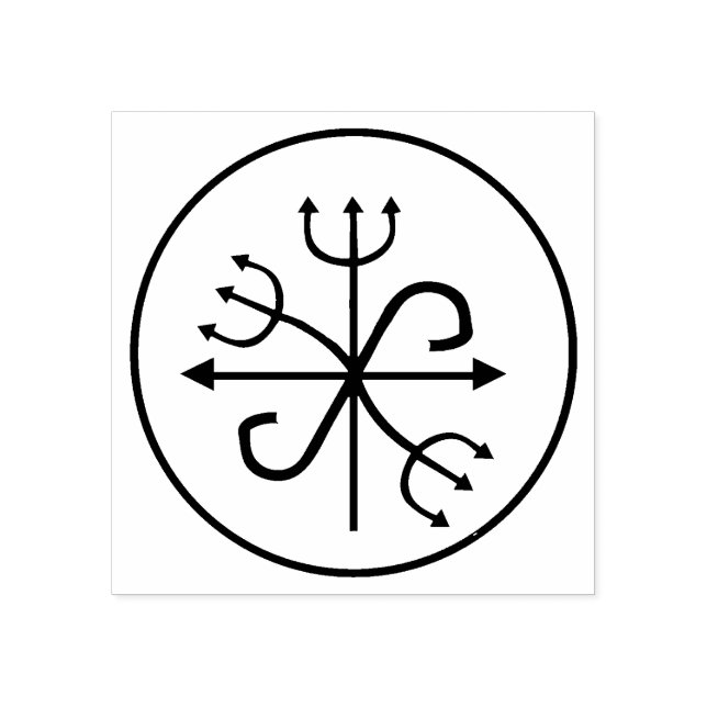 Pomba Gira Goddess Design Rubber Stamp Tool (Imprint)