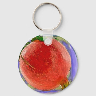 Pomegranate 2 Watercolor - Key Chain