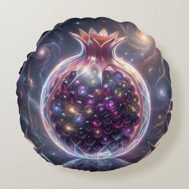 Pomegranate´5 Round Pillow (Front)