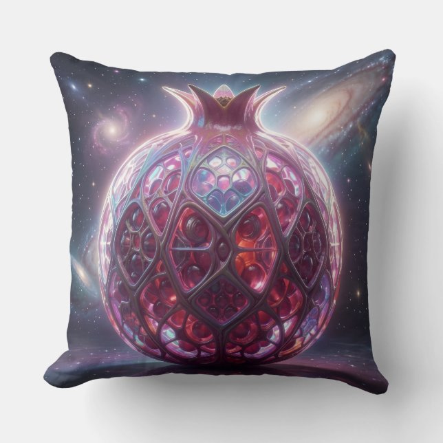 Pomegranate´6 Throw Pillow (Front)