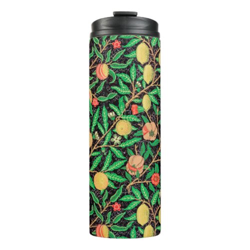 Pomegranate and Flowers on Branches Thermal Tumbler