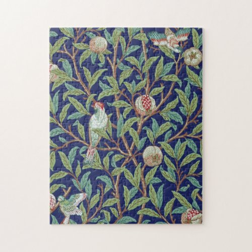 Pomegranate and Little Bird William Morris Jigsaw Puzzle