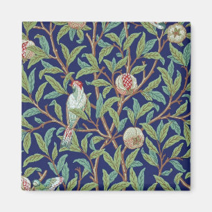 Pomegranate and Little Bird, William Morris Magnet