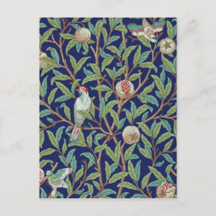 Pomegranate and Little Bird, William Morris Postcard