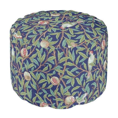 Pomegranate and Little Bird William Morris Pouf