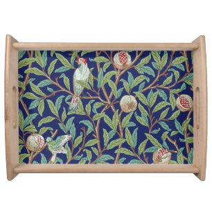 Pomegranate and Little Bird, William Morris Serving Tray