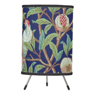 Pomegranate and Little Bird, William Morris Tripod Lamp