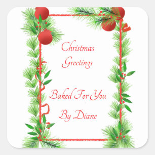 Pomegranate and Pine Labels