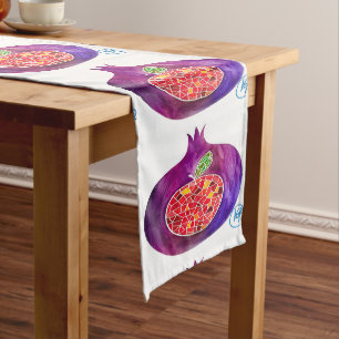 Pomegranate Apple Rosh Hashana Table Runner