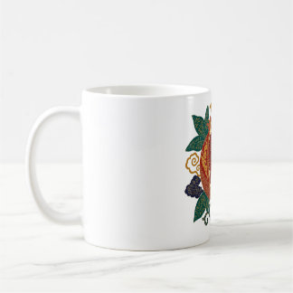 Pomegranate Bat Abundance Chinese Art Coffee Mug