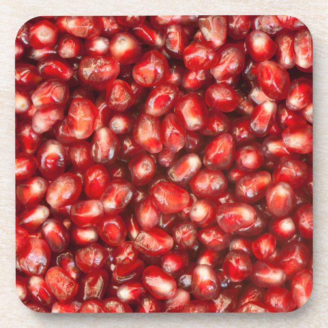Pomegranate Beverage Coaster (Front)