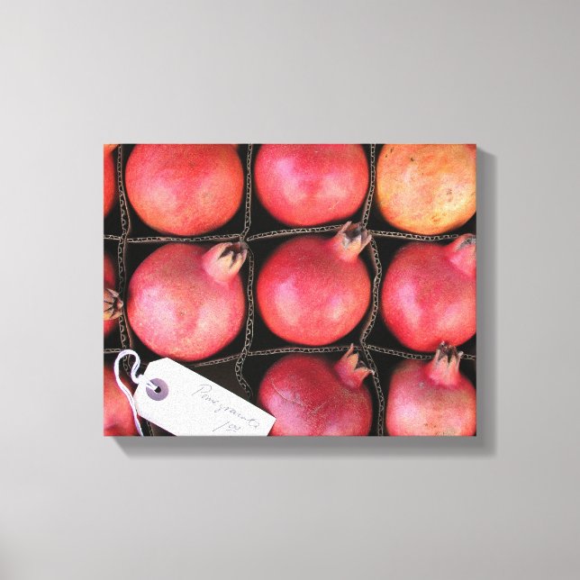 Pomegranate Canvas Print (Front)