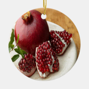 Pomegranate Ceramic Ornament