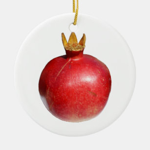 KSD Christborn Marshall Fields Blown Glass Fruit Pomegranate Christmas Ornament