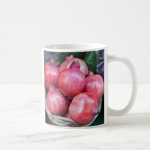 pomegranate coffee mug