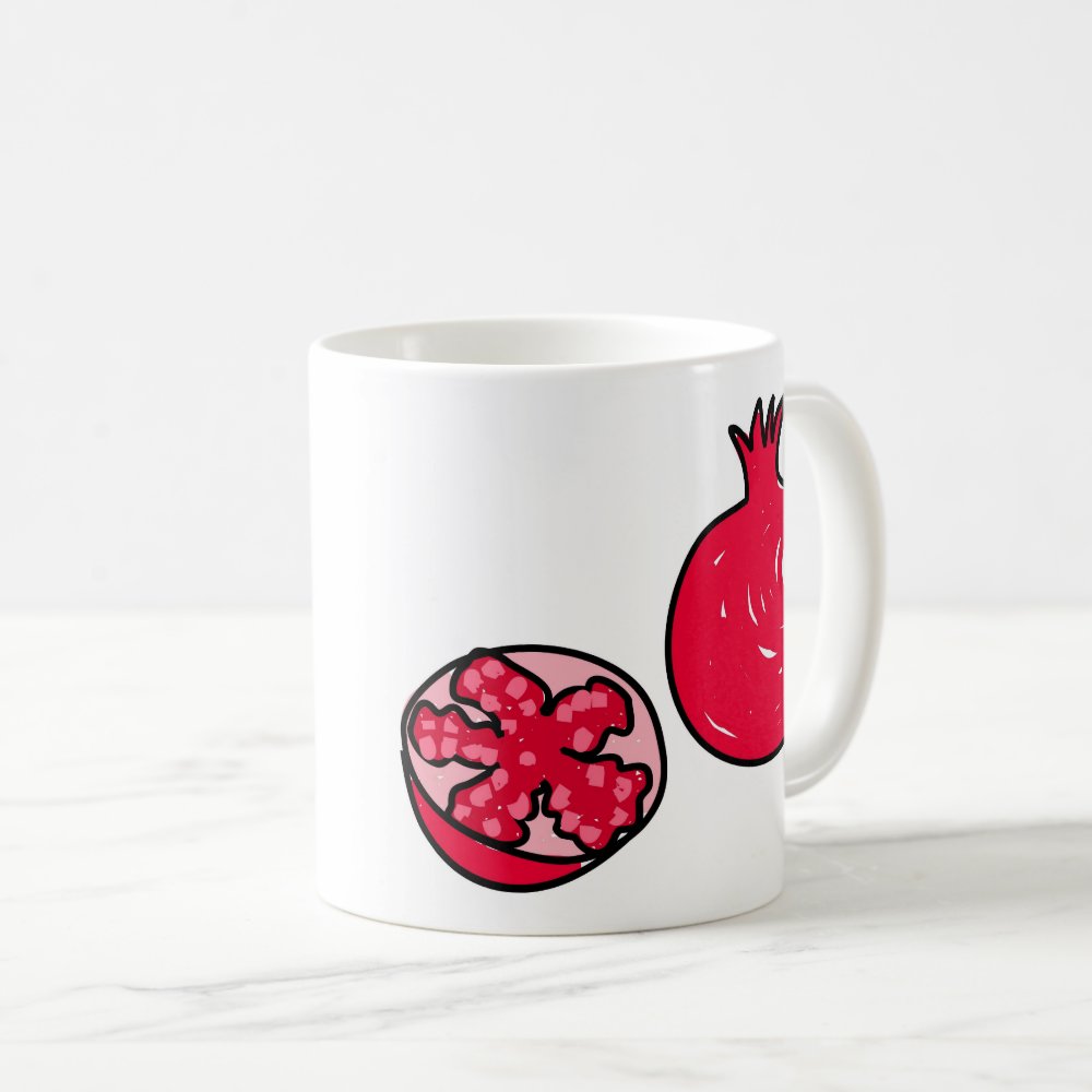 Disover Pomegranate Graphic Coffee Mug