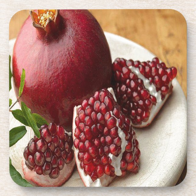 Pomegranate Drink Coaster (Front)