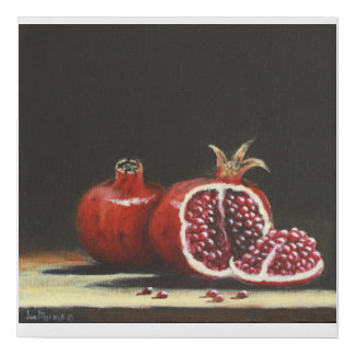 Pomegranate Faux Canvas Print
