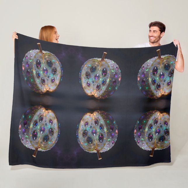 Pomegranate  fleece blanket (In Situ)