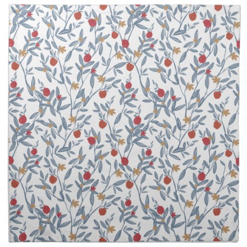 Pomegranate Florals Cloth Napkin