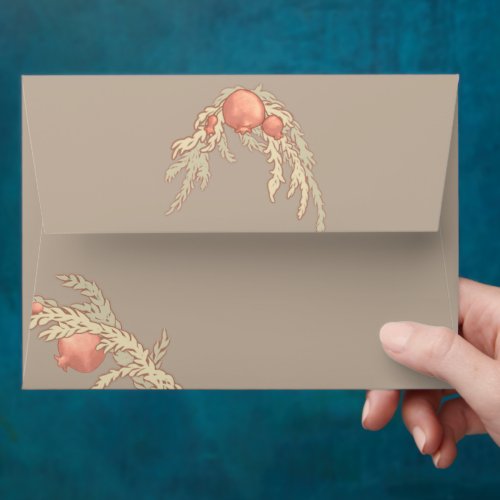 Pomegranate Flush Aesthetic Envelopes
