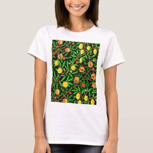 Pomegranate Fruit Floral Pattern tropical  T_Shirt